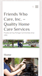Mobile Screenshot of friendswhocare.com